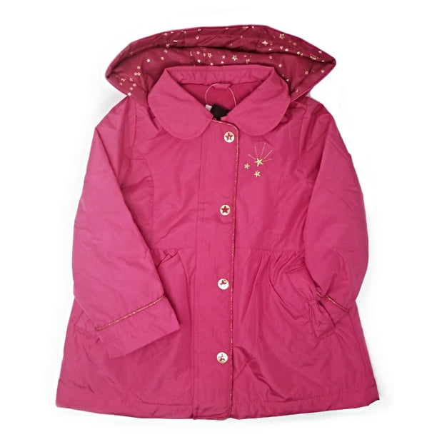 London Fog Baby Girls Quilted Midweight Jacket with Snap Closure London Fog Baby Girls Quilted Midweight Jacket with Snap Closure